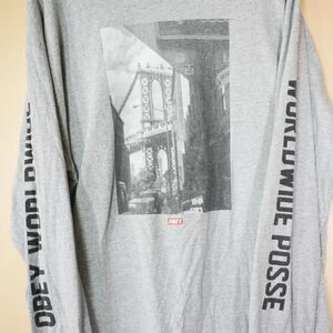 vintage obey obey worldwide grey